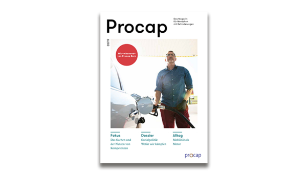 Titelseite des Procap Magazin Nr. 1 im Jahr 2019