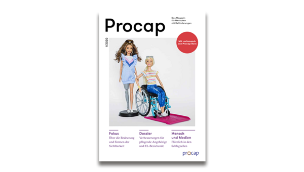 Titelseite des Procap Magazin Nr. 1 im Jahr 2020