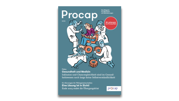 Cover des Procap Magazin 2023, 1