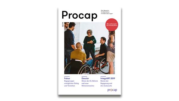 Titelseite des Procap Magazin Nr. 2 im Jahr 2019