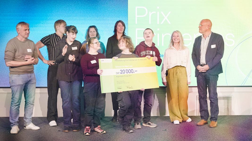 Procap Bern hat den PrixPrintemps gewonnen.