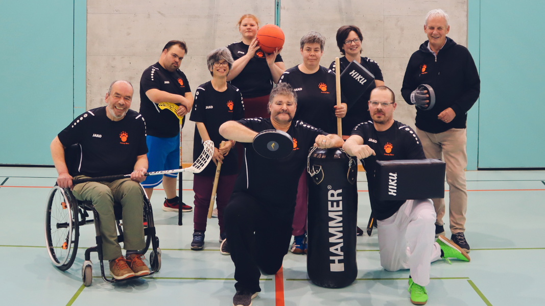 Actiontraining für Besucher - Tag der offenen Tür bei den Kobras Uetendorf