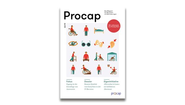 Titelseite des Procap Magazin Nr. 3 im Jahr 2019