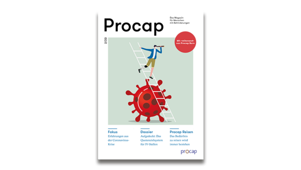 Titelseite des Procap Magazin Nr. 2 im Jahr 2020